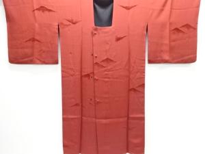 切りビロード　遠山模様リバーシブルロング道行コート